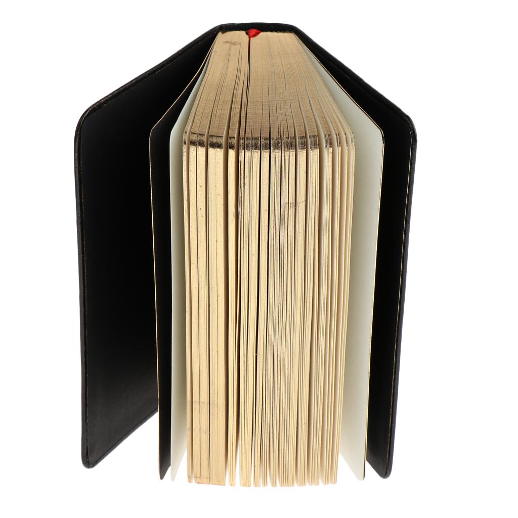Black A6 Paper Size Notebook Portable Blank Note Book for Painting, Diary