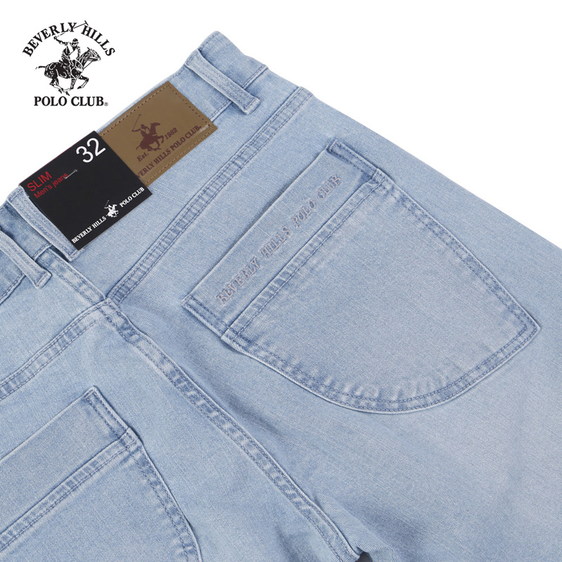 Quần Jeans dài Nam Beverly Hills Polo Club Slimfit Denim Xanh QJSS20V159