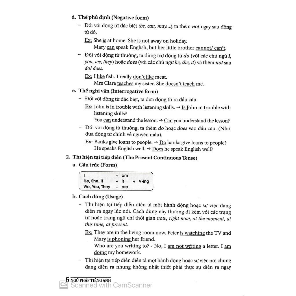Ngữ Pháp Tiếng Anh Dành Cho Học Sinh Vở Bài Tập & Đáp Án - Bản Quyền