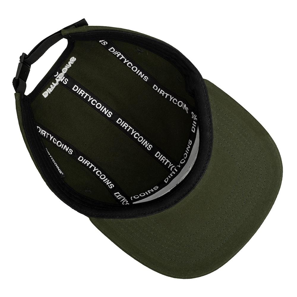 DirtyCoins Nón 5 Panels Cap - Pine Green