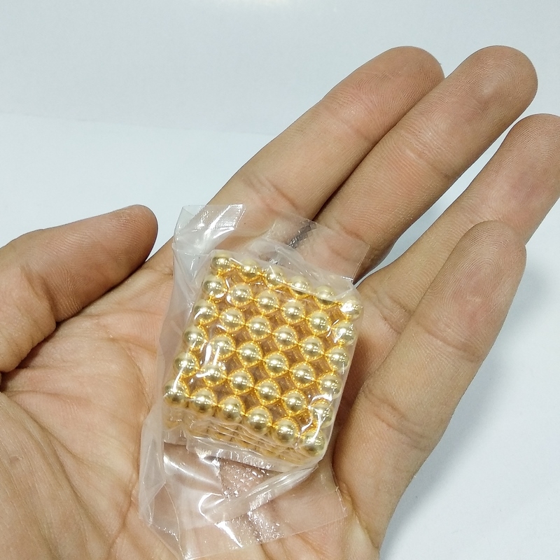 Nam Châm Bi Từ Tính Neko Chengjie Magnetic Material (Size 5mm Gold)