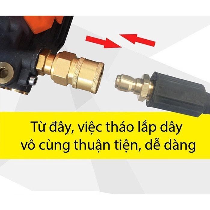 Bộ khớp nối nhanh đầu ra cho máy rửa xe áp lực cao, máy xịt rửa cao áp, máy rửa xe gia đình