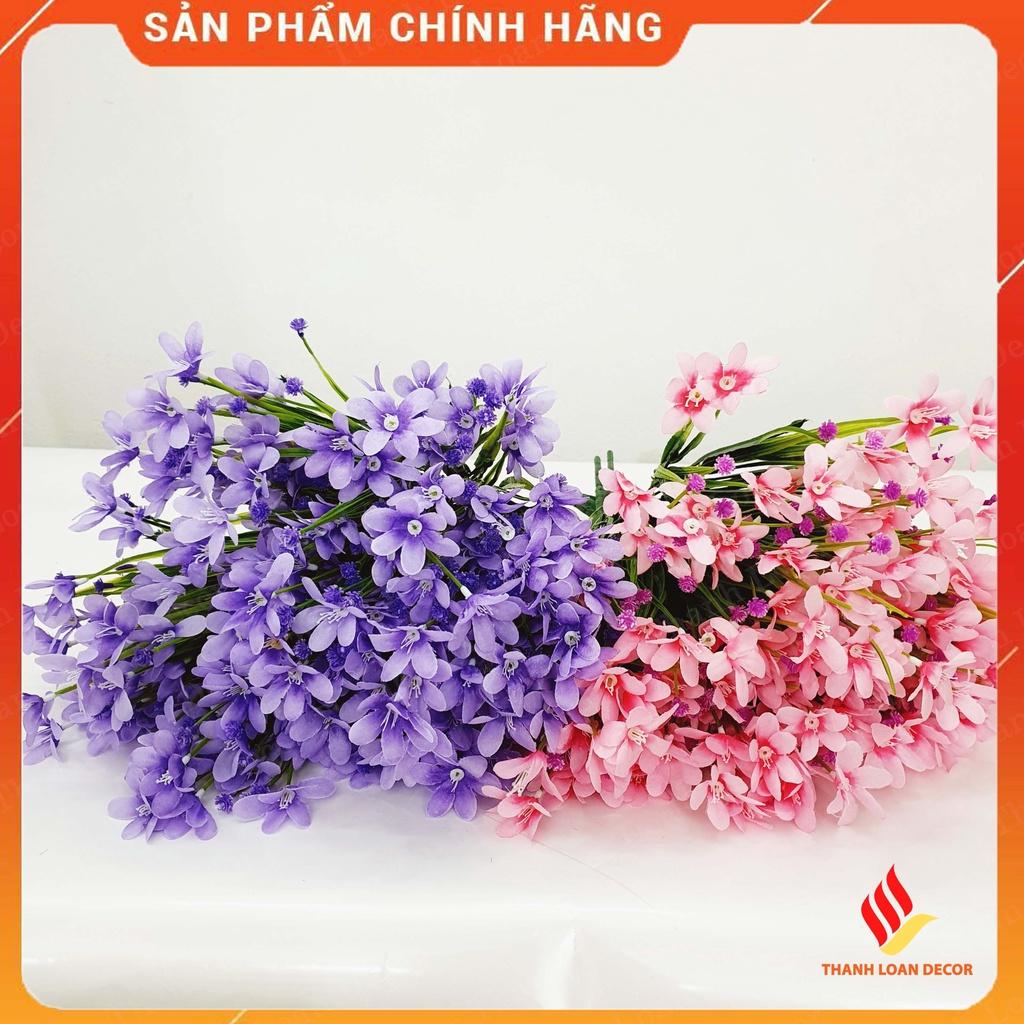 Hoa giả - Cỏ thủy tiên đẹp - Lọ gốm Bát Tràng decor trang trí chụp ảnh nghệ thuật