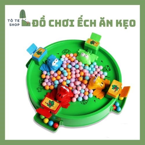 Đồ chơi trẻ em ếch ăn kẹo cho cả gia đình 4 người chơi - Đồ chơi tương tác trẻ em 3 4 5 6 tuổi