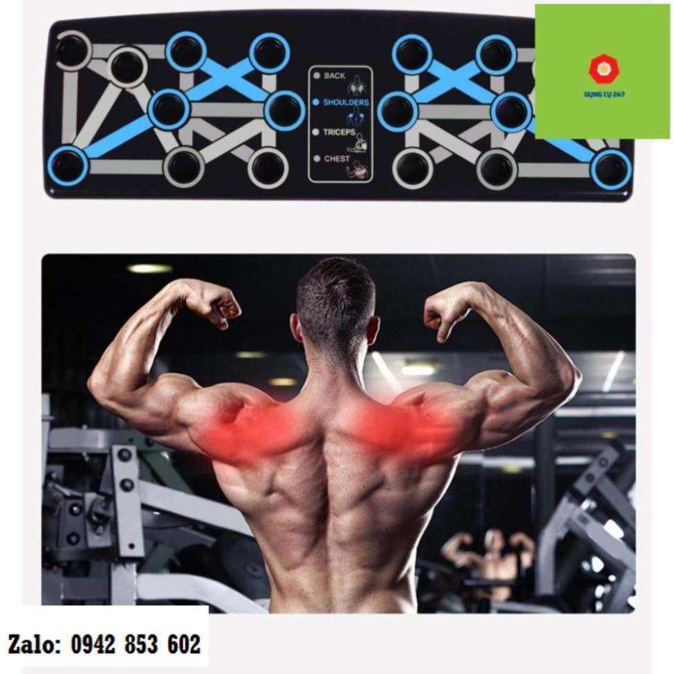 Dụng cụ tập hít đất - Bàn tập chống đẩy, tập gym các nhóm cơ ngực tay vai lưng đa năng