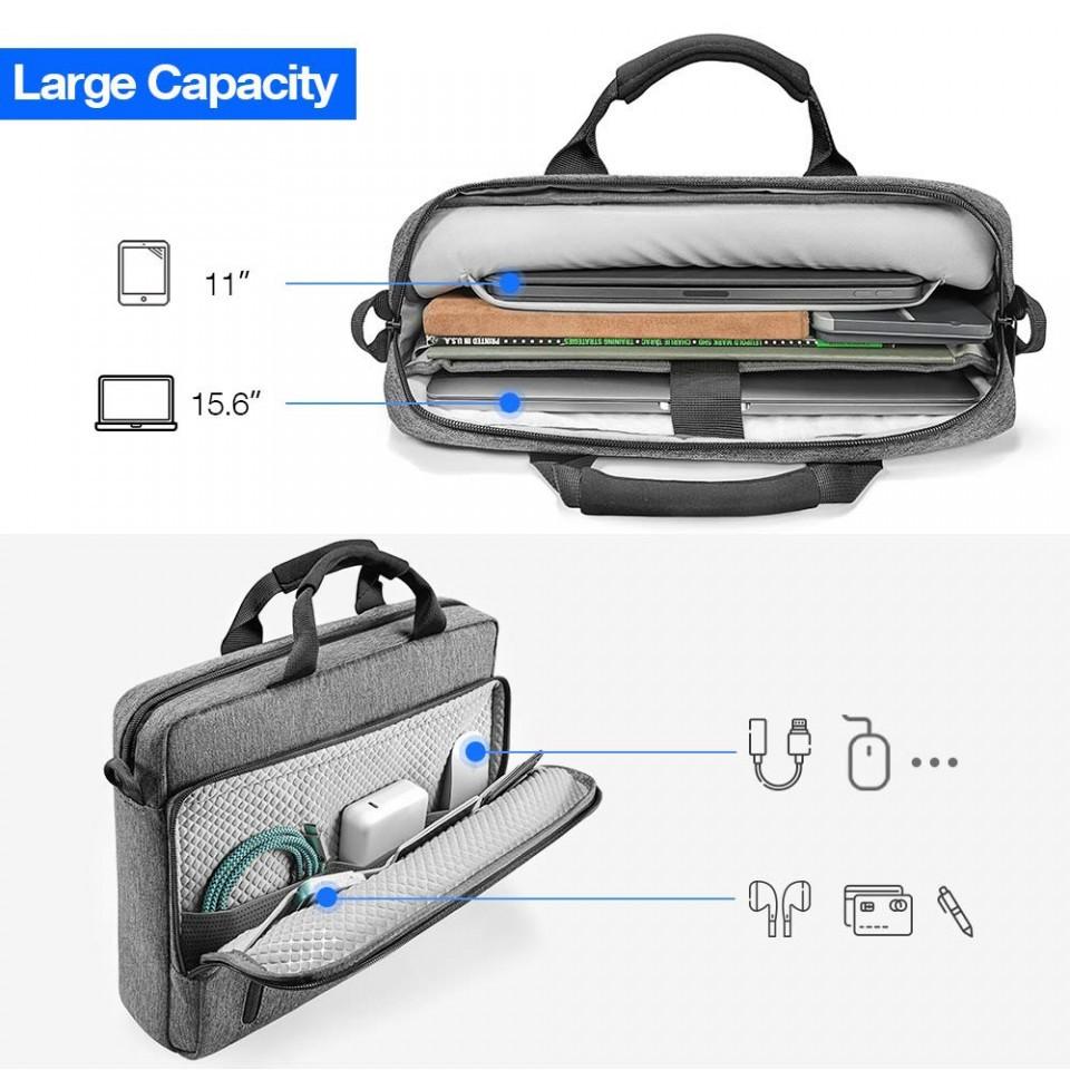 TÚI XÁCH TOMTOC BRIEFCASE FOR ULTRABOOK 13/15/16 INCHES A50