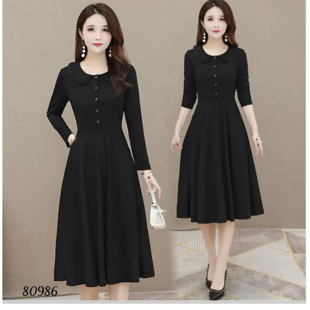 ĐẦM XÒE DỰ TIỆC CÓ NÚT CÚC CỰC XINH TÔN DÁNG THANH LỊCH CHO CHỊ EM