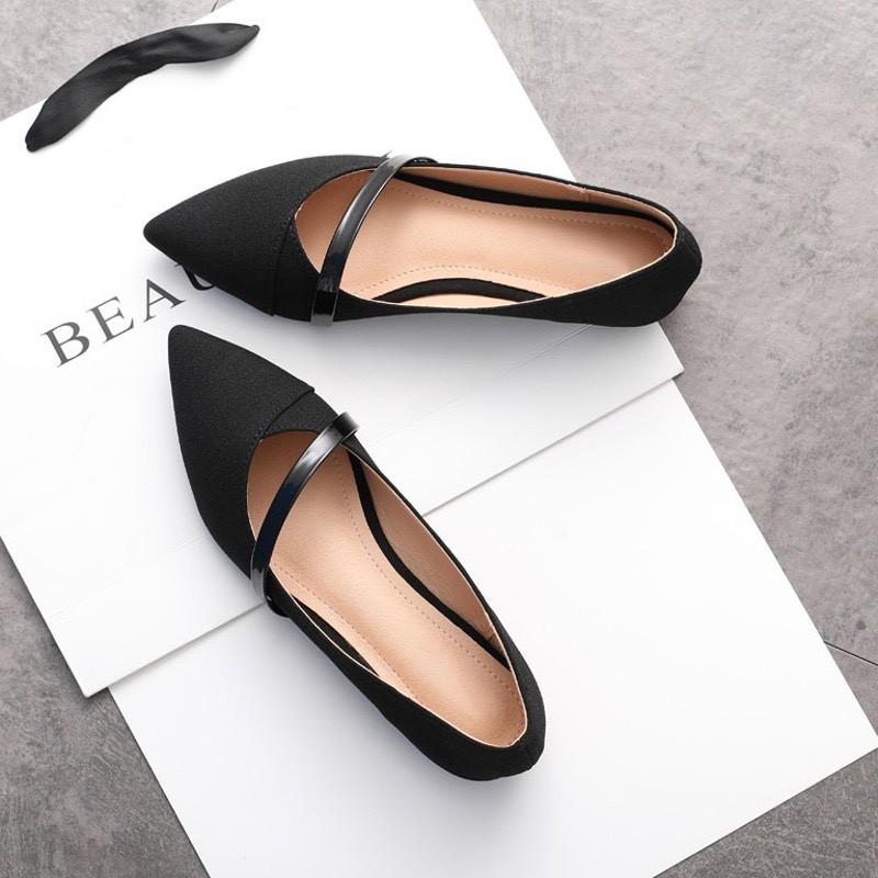 Giày bệt cao 3 cm đơn giản dễ mix đồ mã BB_B10