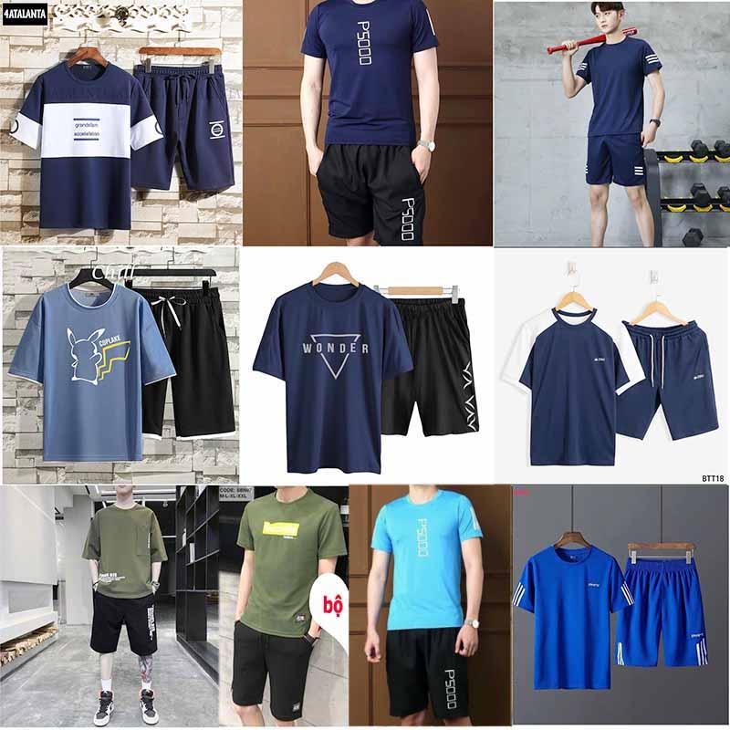 Bộ thể thao hè,thu,đông set thể thao nam hoạt hình gấu tanby dễ thương thun mè thoáng mát 2023