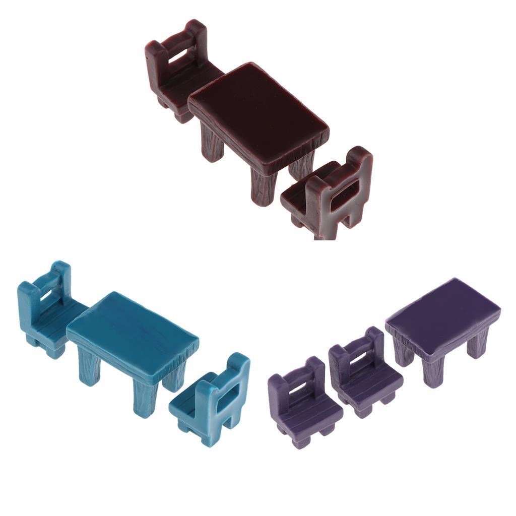3 Pieces Dollhouse Miniature Set Accessories Dollhouse