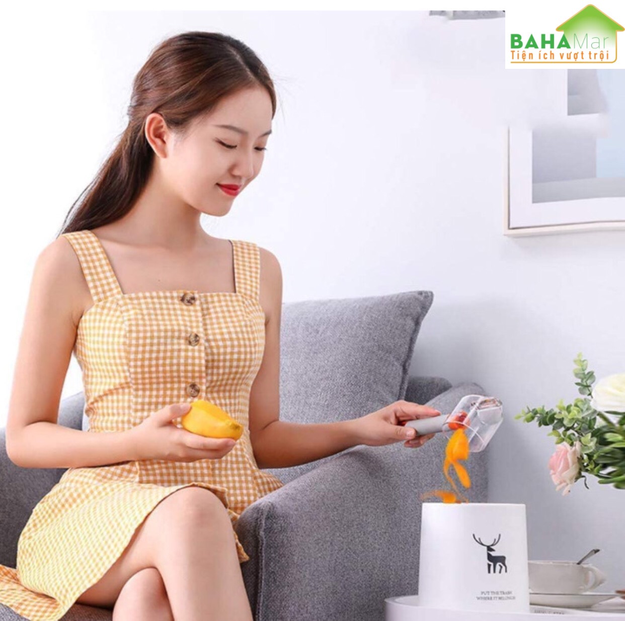 CỐC GỌT CỦ QUẢ, TRÁI CÂY ĐA NĂNG TỰ GOM GỌN VỎ "BAHAMAR" rất thuận tiện trong sử dụng, là dụng cụ cần thiết mỗi gia đình. Có thể mang theo đi du lịch, cắm trại