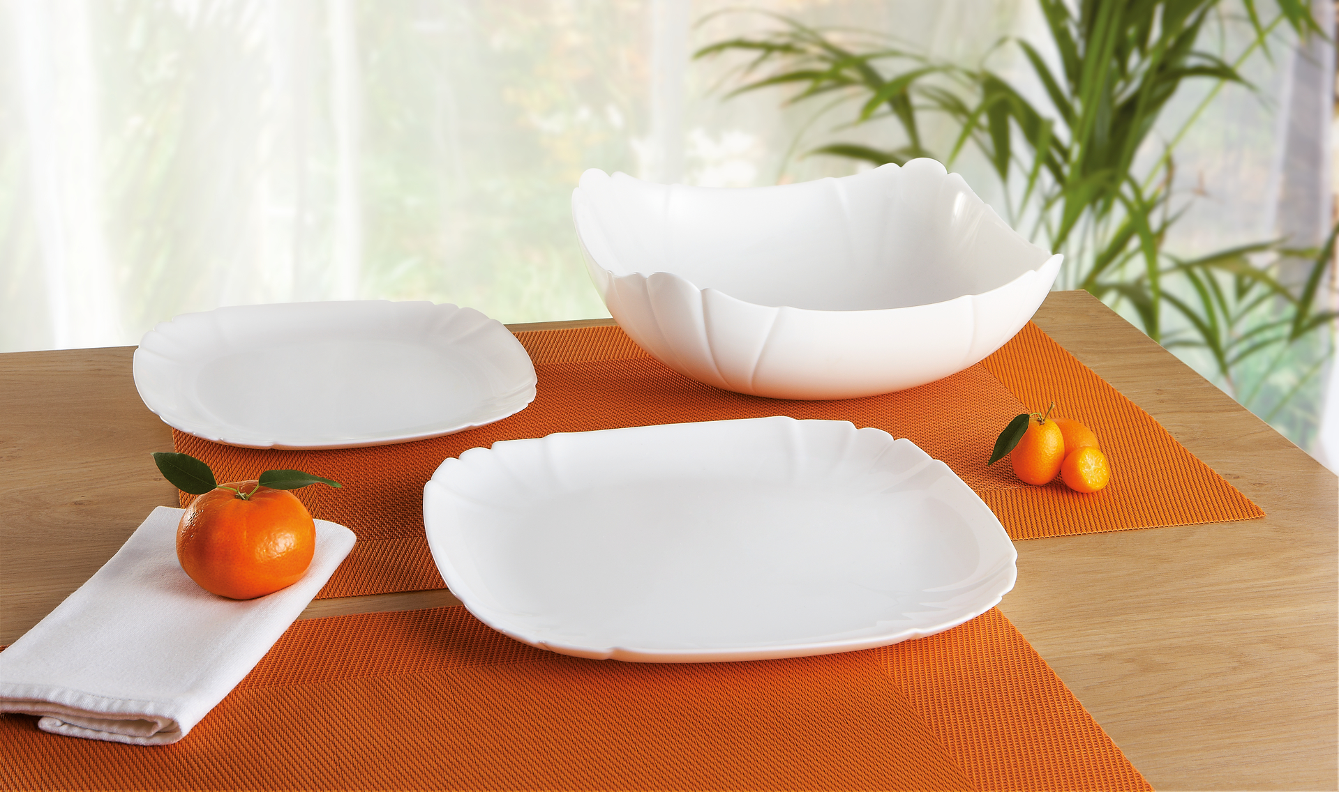 Bộ 2 Đĩa Thuỷ Tinh Luminarc Evolution Trắng 27cm- LUEV63371