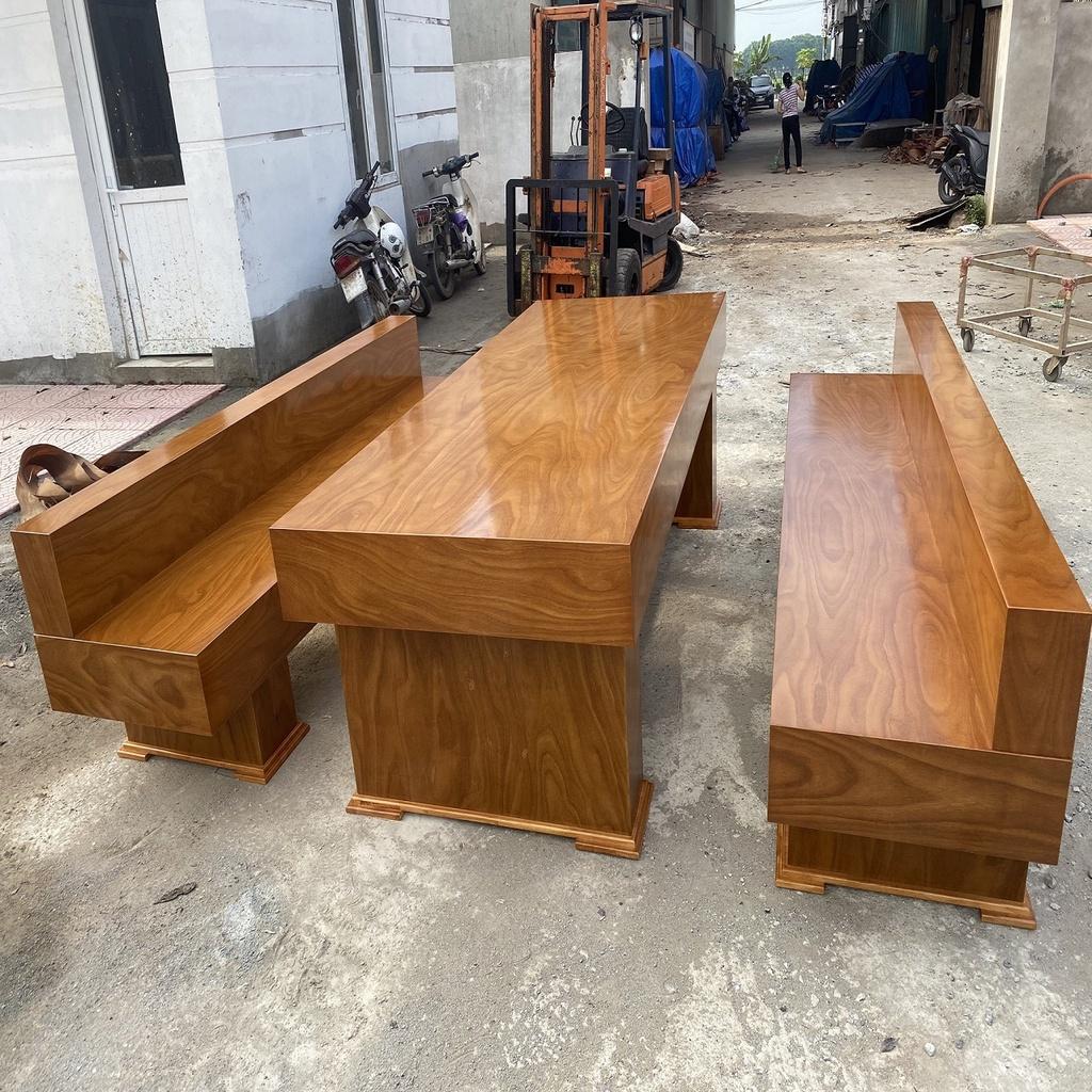 Bộ Bàn Ghế Có Tựa K3 Gỗ Hương Xám