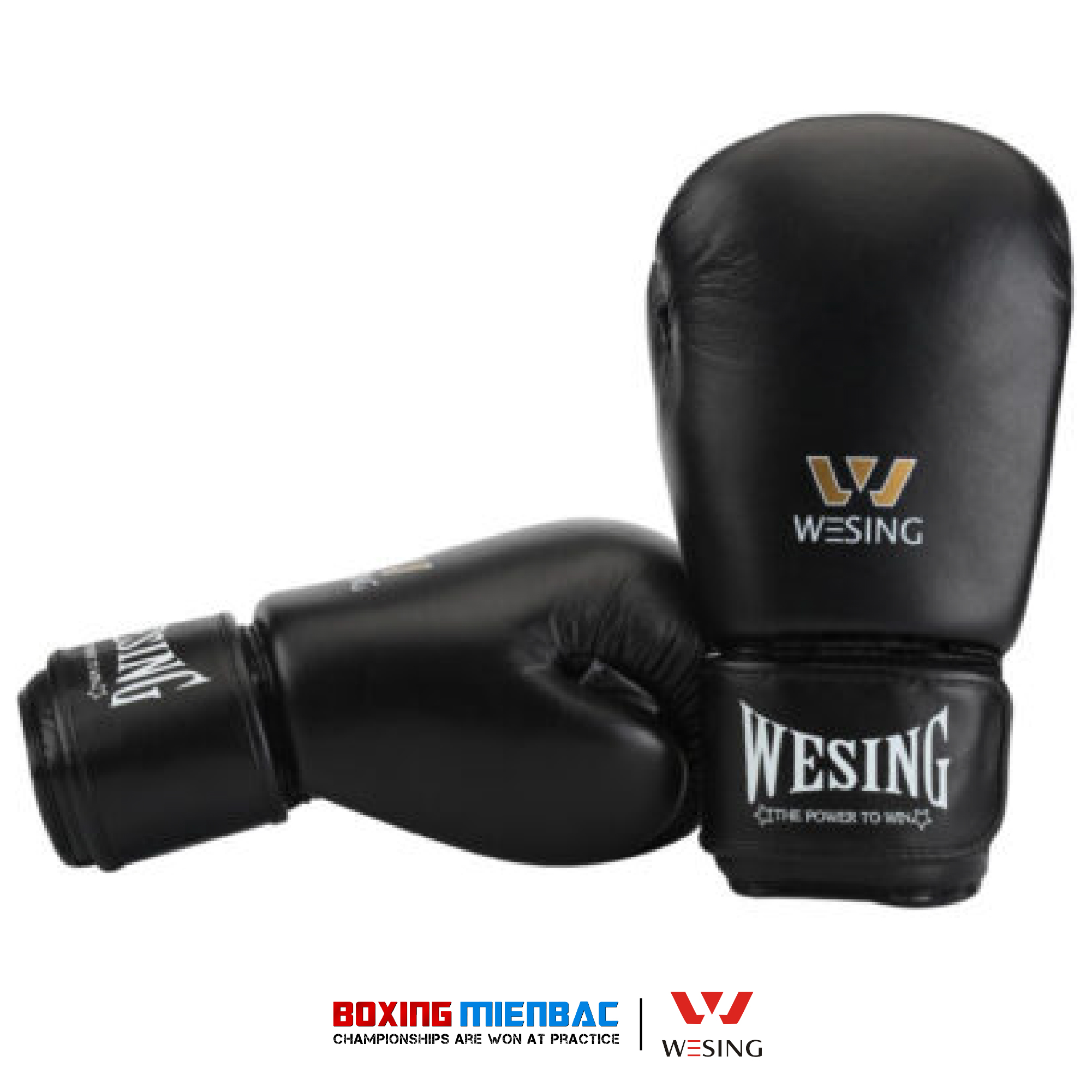 Găng tay Boxing/ Muay Wesing Microfiber - Đen, Đỏ, Xanh Dương