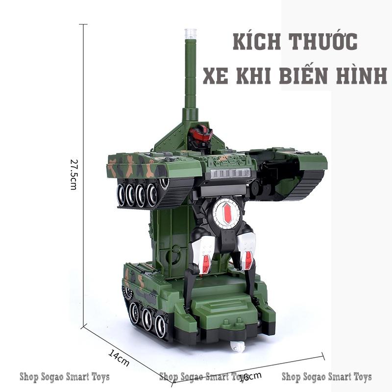 Xe Tăng Điều Khiển Bến Hình Robot Sogao Nhựa Abs Đăc Sắc Cho Bé