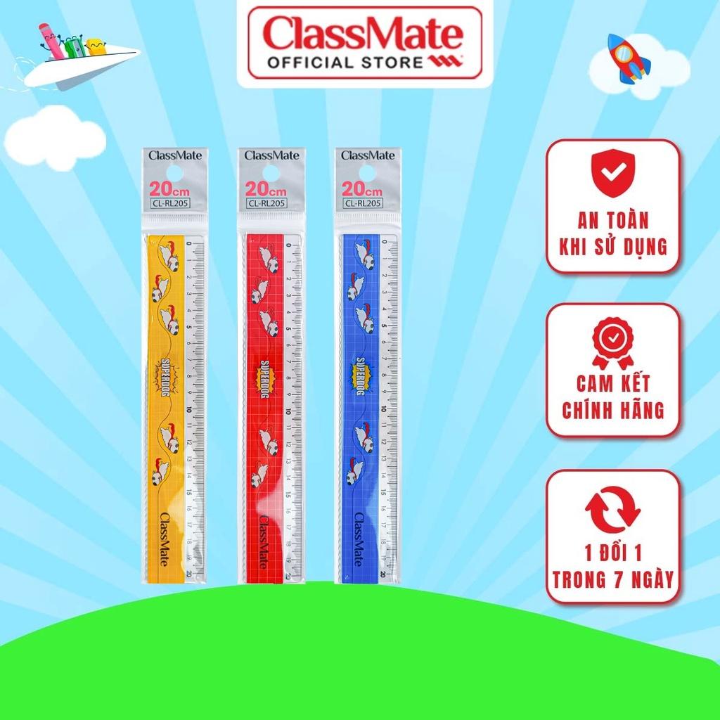 Thước Kẻ Thẳng CLASSMATE 15cm, Họa Tiết Cún Dễ Thương CL-RL205