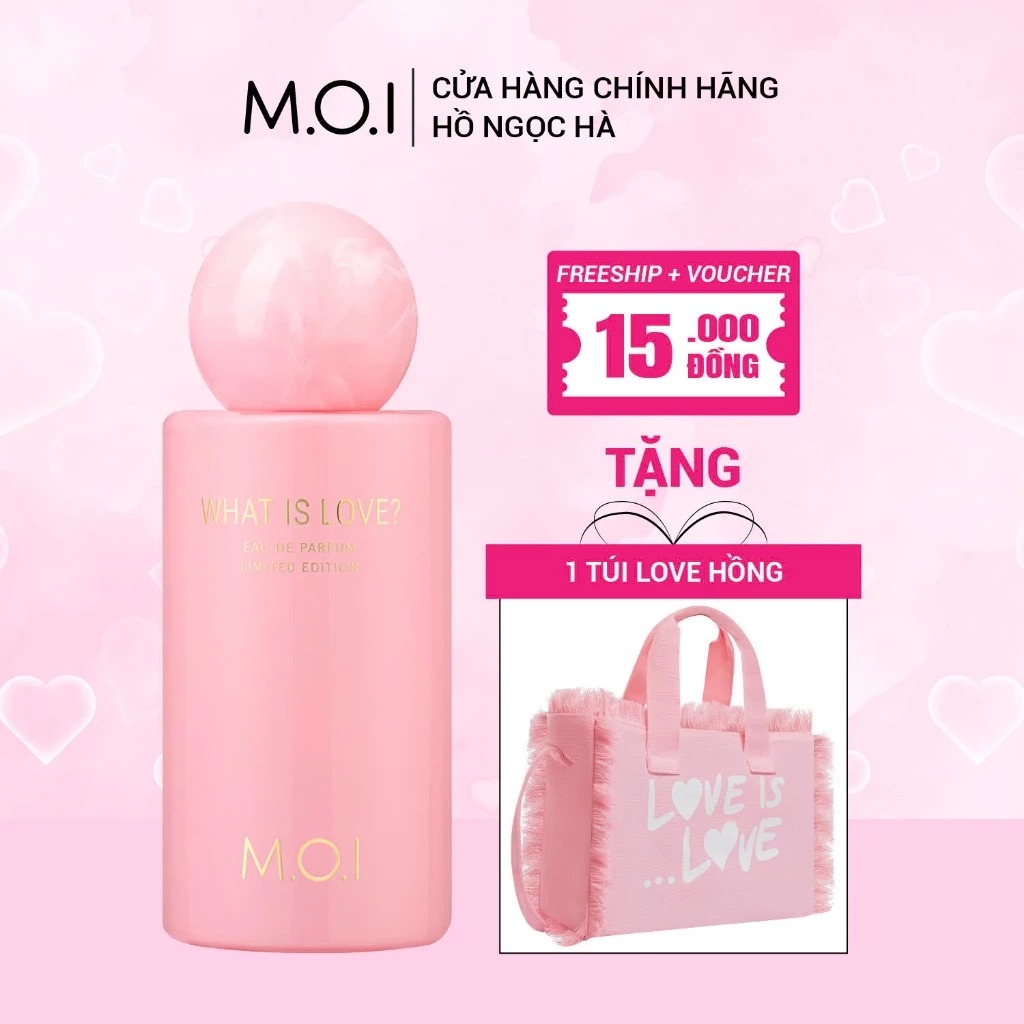 [TẶNG TÚI LOVE] Nước hoa nữ M.O.I What Is Love EDP phiên bản giới hạn 50ml