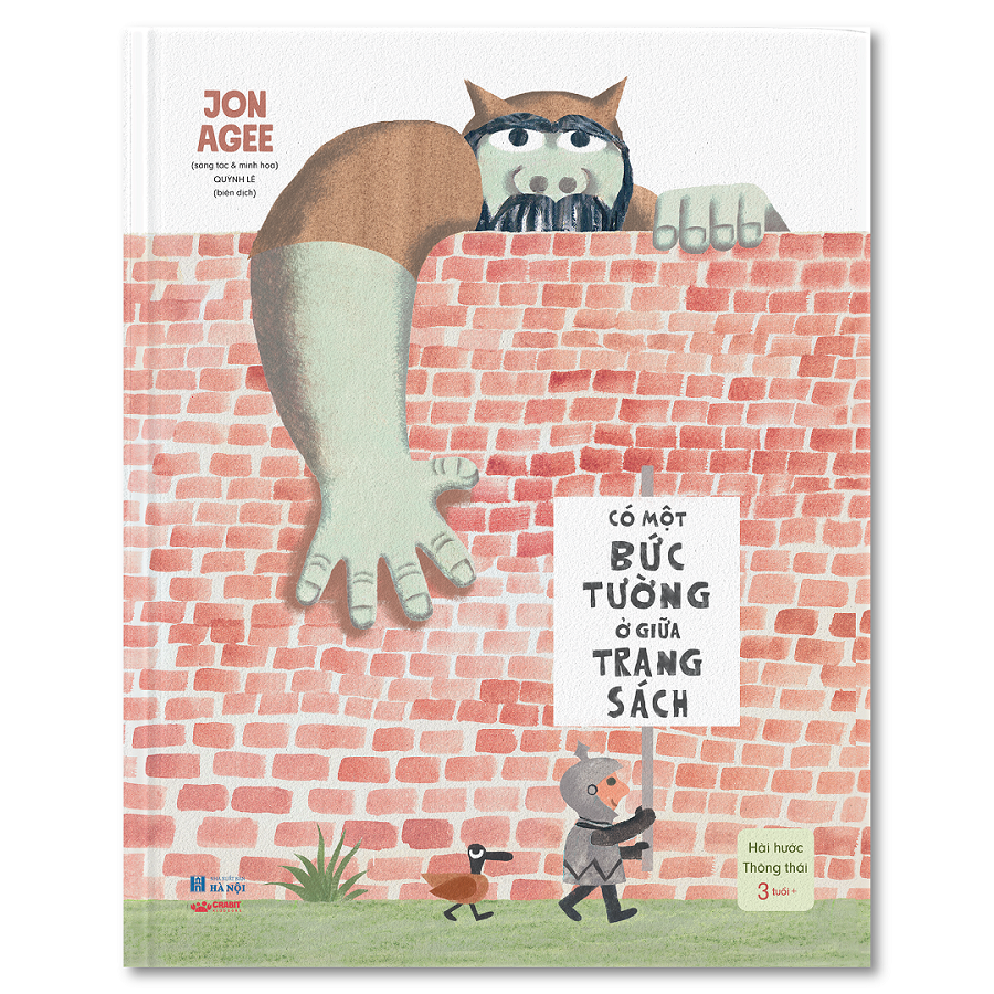 Sách - Có một bức tường ở giữa trang sách - Crabit Kidbooks