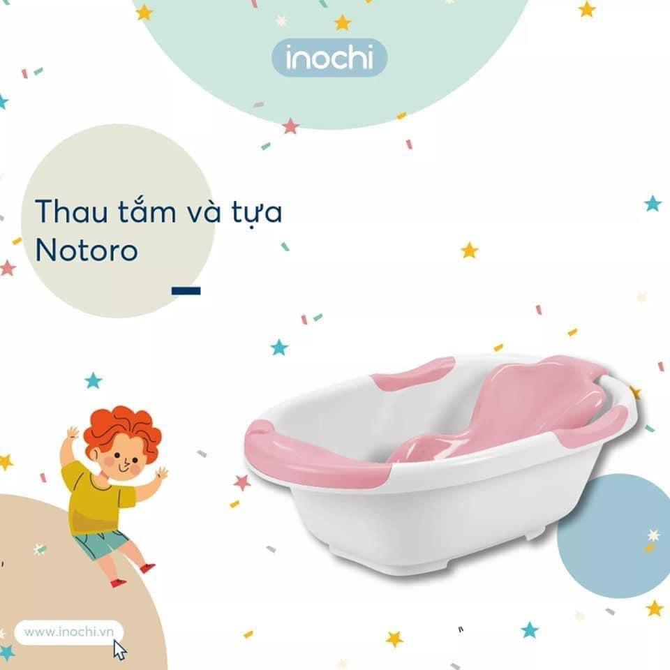 Chậu tắm Tựa Tắm Cho Bé Notoro inochi Nhật Bản Thiết Kế Chắc Chắn Chống Trượt Giúp Bé sơ sinh Thoải Mái TUATAM