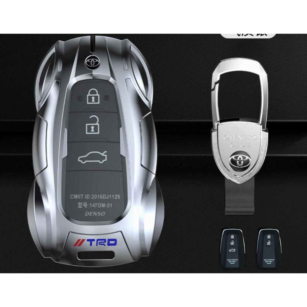 Vỏ Ốp chìa khóa Kim Loại Độc, Đẹp, Sang xe ô tô Toyota Vios, Corolla Altis, Camry, Fortuner, Land Cruiser Prado, Cros