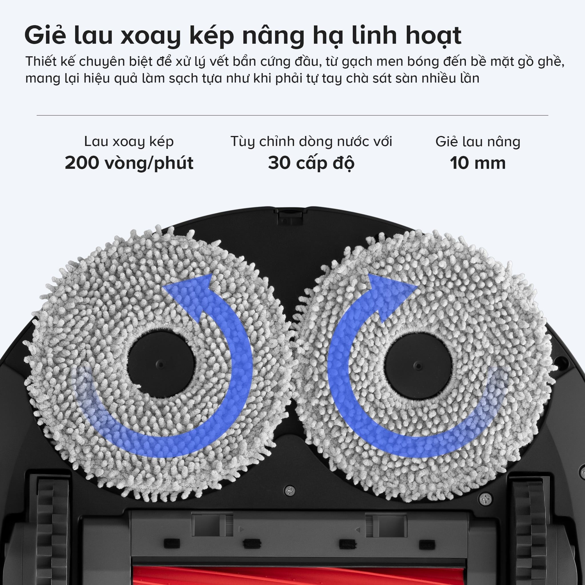 [Bảo Hành 24T] Robot Hút Bụi Lau Nhà Roborock QRevo S Pro Lực Hút 18.500 Pa - Hàng Chính Hãng