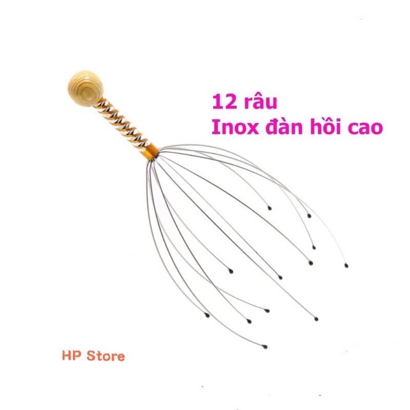 Dụng Cụ Massage Đầu Thông Minh Bạch Tuột Giúp Thư Giãn, Tuần Hoàn Máu, Ngủ Ngon