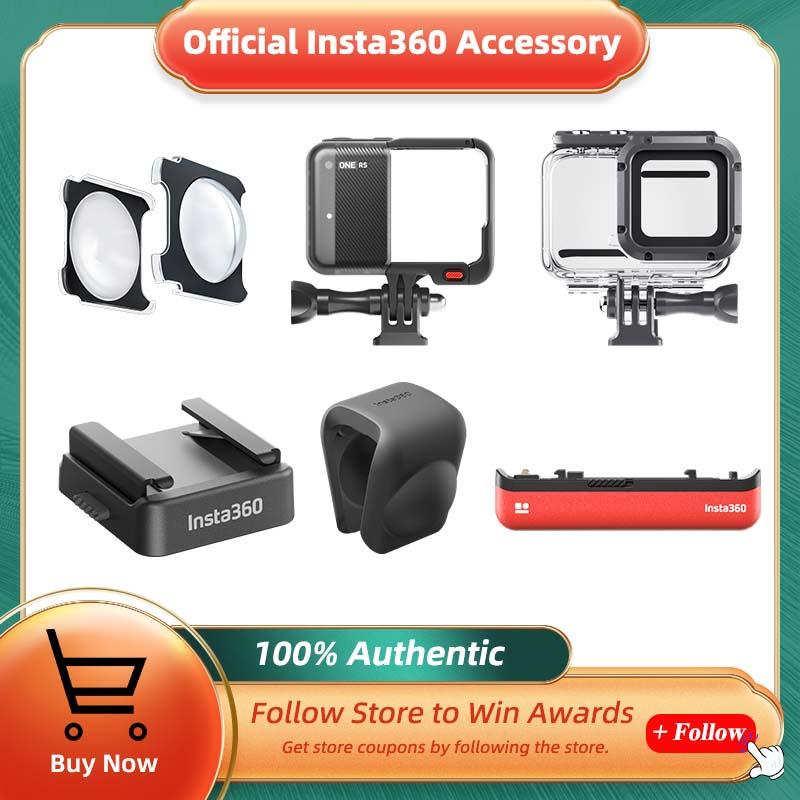 Insta360 Một RS/R Phụ kiện chính thức - Bộ bảo vệ ống kính dính, Hub Sạc nhanh, Cơ sở pin, nắp ống kính, giày, Vỏ lặn, Bộ lọc ND