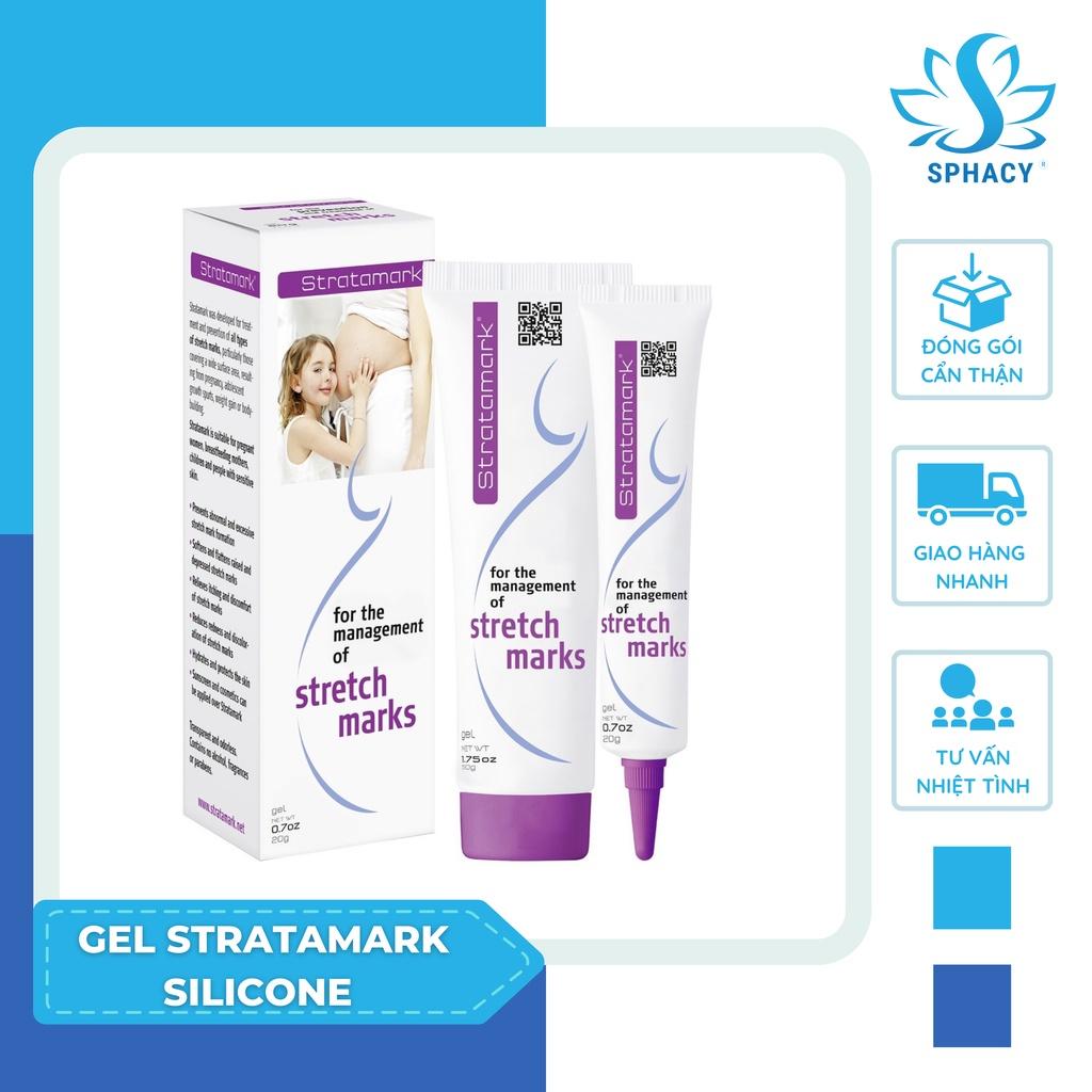 Gel STRATAMARK Silicone Hỗ Trợ Giảm Và Ngăn Ngừa Rạn Da Hàng Nhập Khẩu Chính Hãng Từ Thụy Sĩ