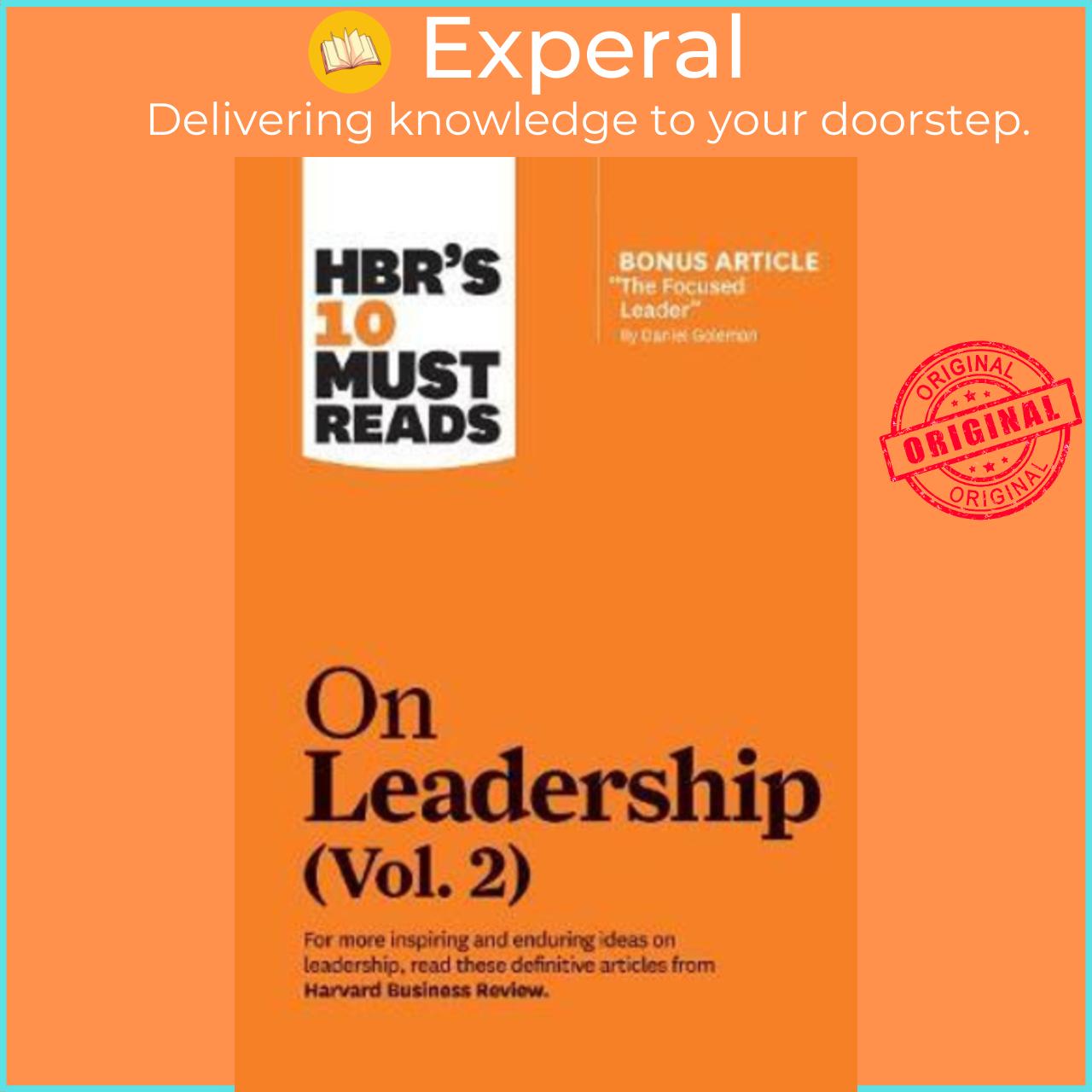 Sách - HBR's 10 Must Reads on Leadership, Vol. 2 by Harvard Business Review
