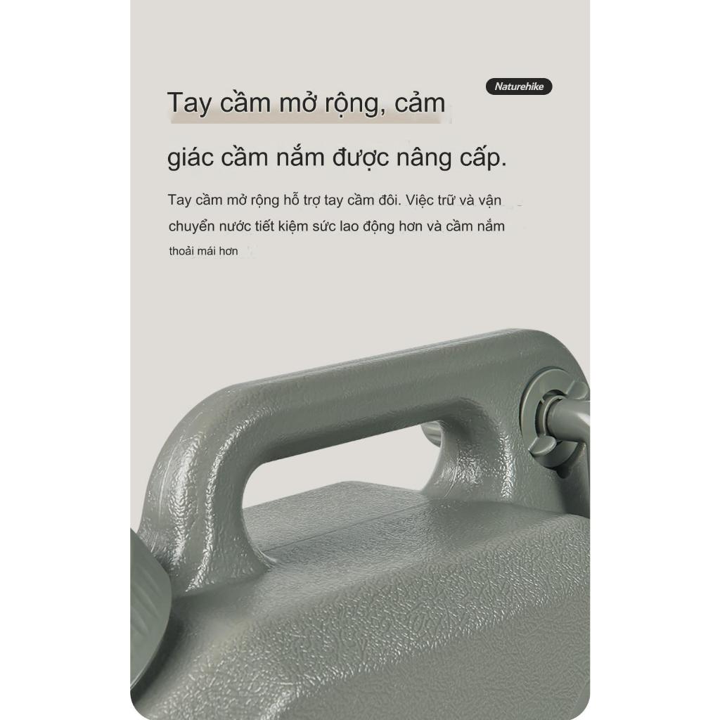 Can Đựng Nước Dã Ngoại, Can Đựng Nước Cắm Trại Có Vòi Naturehike CNH22CJ018