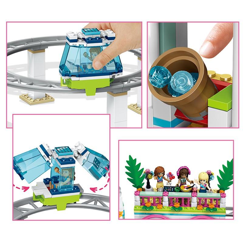 Đồ Chơi Lắp Ráp Kiểu LEGO FRIENDS Cho Bé Gái Mô Hình Công Viên Nước Thành Phố Heart Lake City Resort Với 1139 Mảnh Ghép