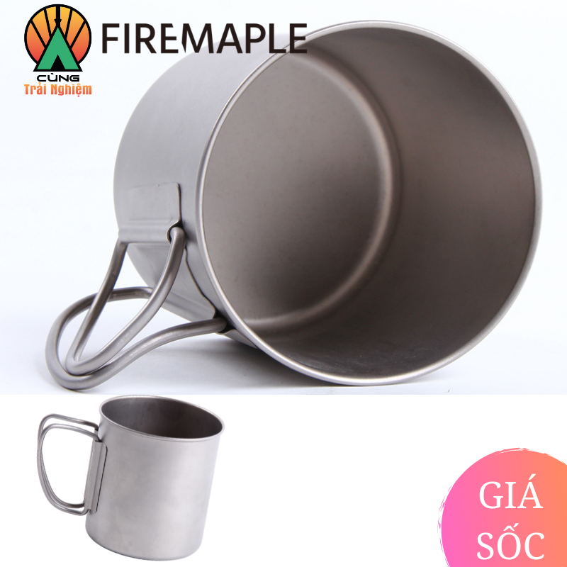 Cốc Dã Ngoại Fire Maple FMP-307 Titan Gọn Nhẹ 330ml Chuyên Dụng Cho Dã Ngoại, Cắm Trại Ngoài Trời