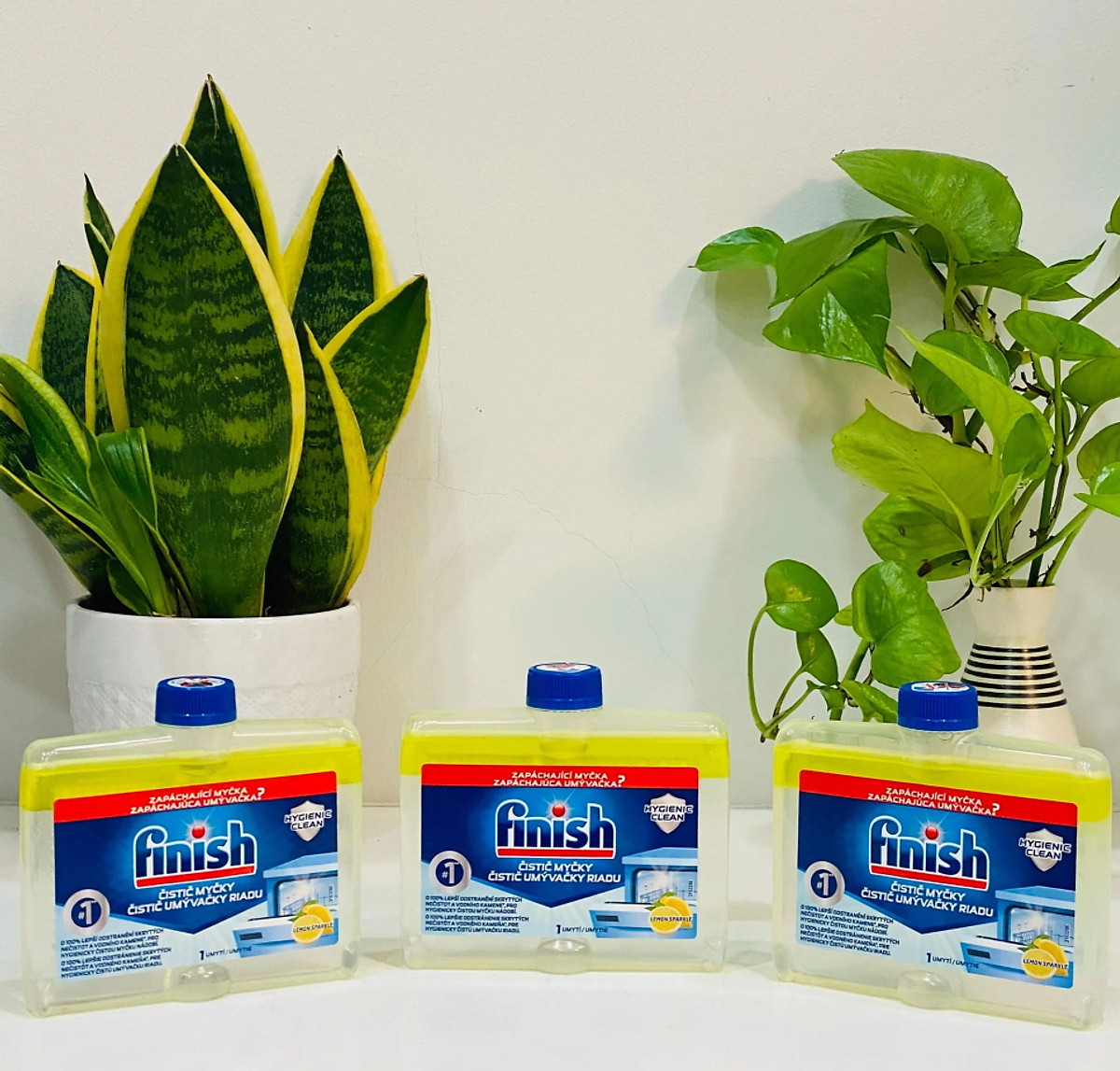 Dung dịch vệ sinh máy rửa bát Finish hương soda 250ml 