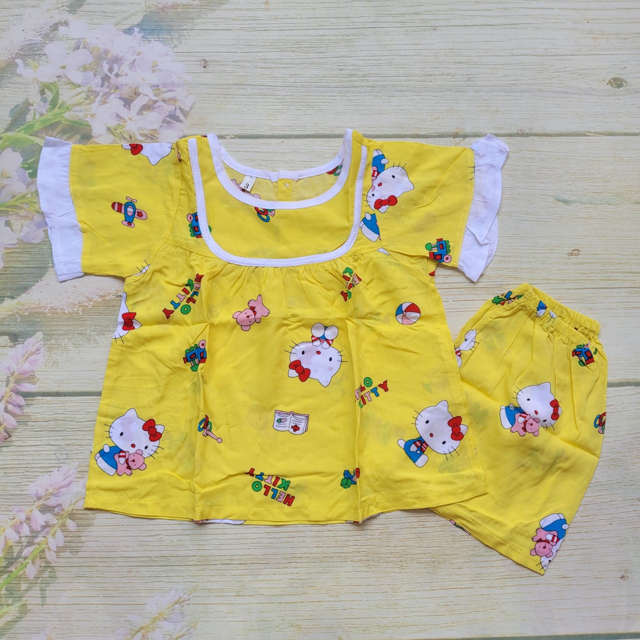 Đồ bộ vải tole bé gái