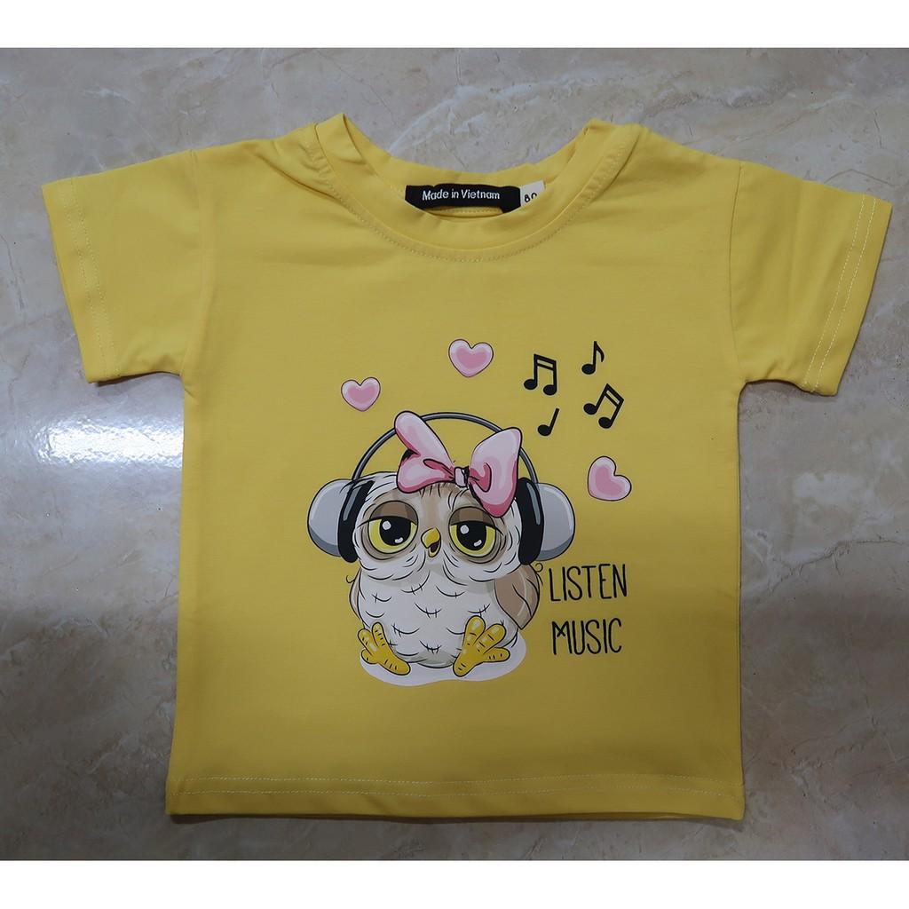 Áo thun trẻ em nam cotton 100% các màu : Mã 033
