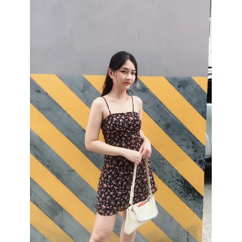 Đầm hoa 2d cúp ngực