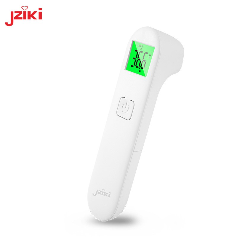 Nhiệt Kế Điện Tử Hồng Ngoại Đo Trán JZIKI Model JZK-609, Đo cơ Thể Cho Bé loại Cao Cấp Có đèn - Hàng Chính Hãng