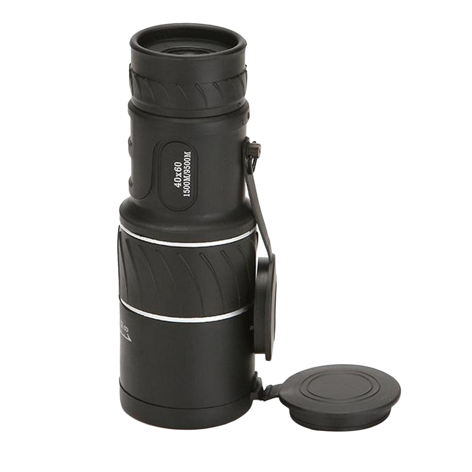 Portable Waterproof Monocular Telescope 9500m 40X60 Outdoor Day Vision Monocular Optical HD Lens for Hunting Sightseeing