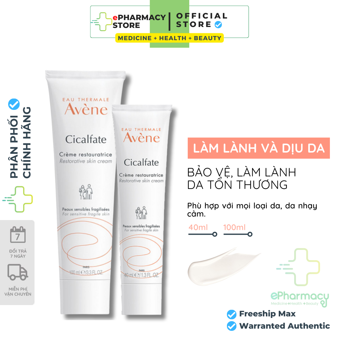 Kem dưỡng Avene phục hồi, làm sẹo Avene Cicalfate Repair Cream