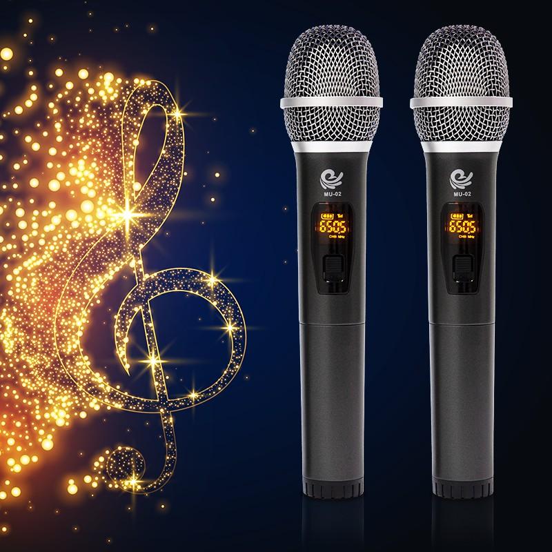 Micro Karaoke Không Dây Đa Năng Shubole MU02D Chuyên Dùng Cho Loa Hoặc Âm Ly