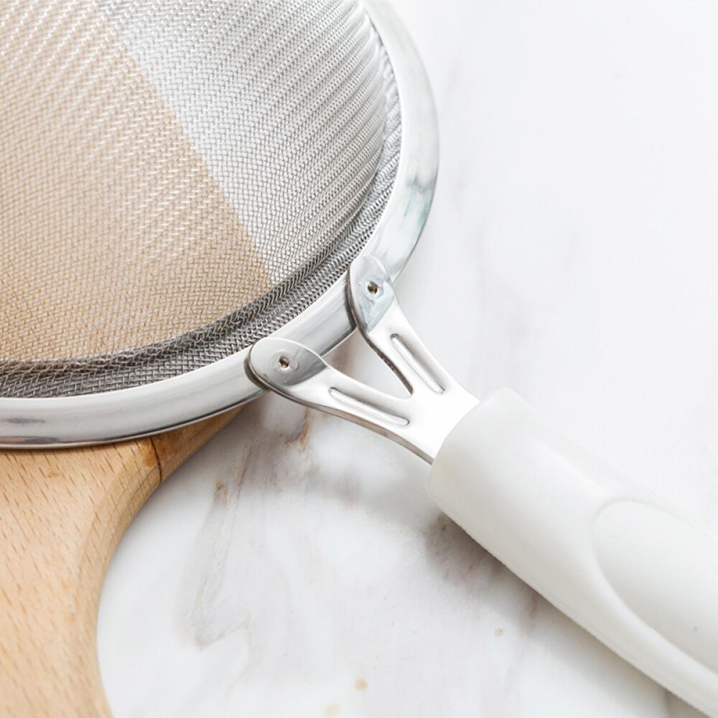 Skimmer Strainer Stainless Steel Spoon Soup Mesh Filter Kitchen Cooking