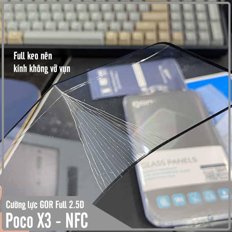 Cường lực GOR Full 2.5D Bộ 2 miếng cho Redmi Note 10S - Note 10 4G - Hàng nhập khẩu