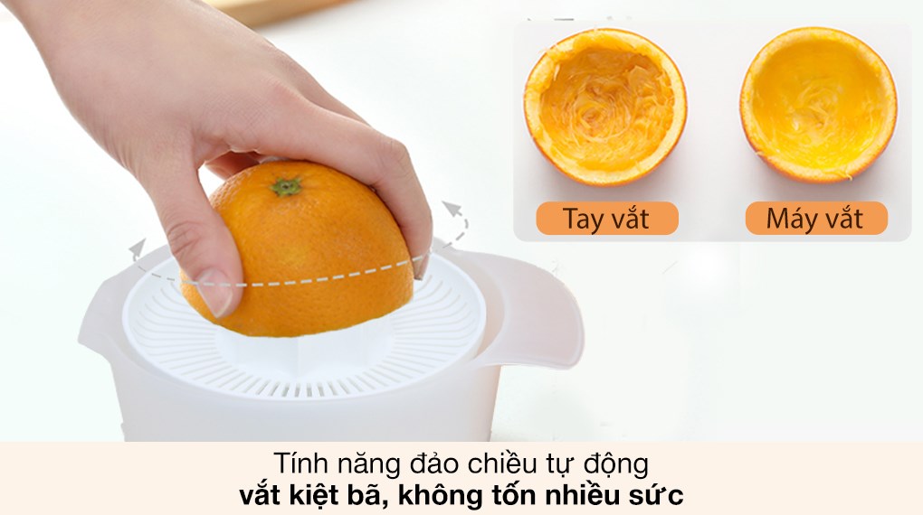 Máy vắt cam Philips HR2738/00 công suất 25W, bảo hành 24 tháng chính hãng - Hàng chính hãng