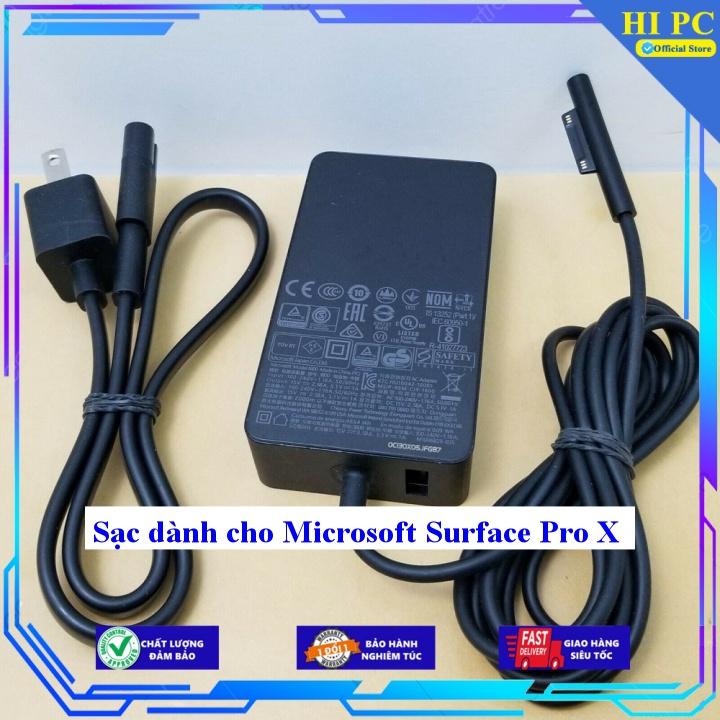 Sạc dành cho Microsoft Surface Pro X - Kèm Dây nguồn - Hàng Nhập Khẩu