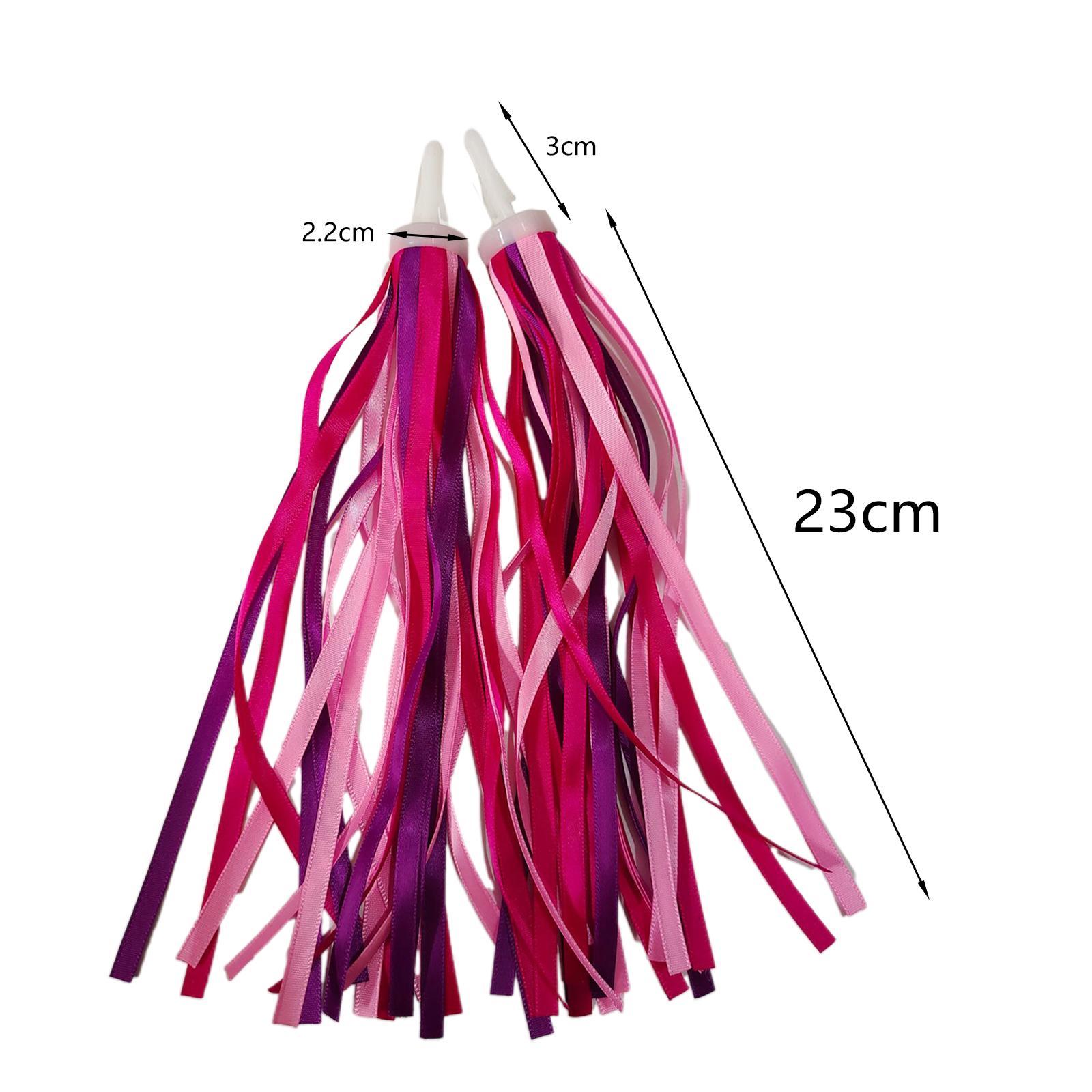 2Pcs Bike Handlebar Tassels Birthday Gifts Accessories for Scooter Bike Baby