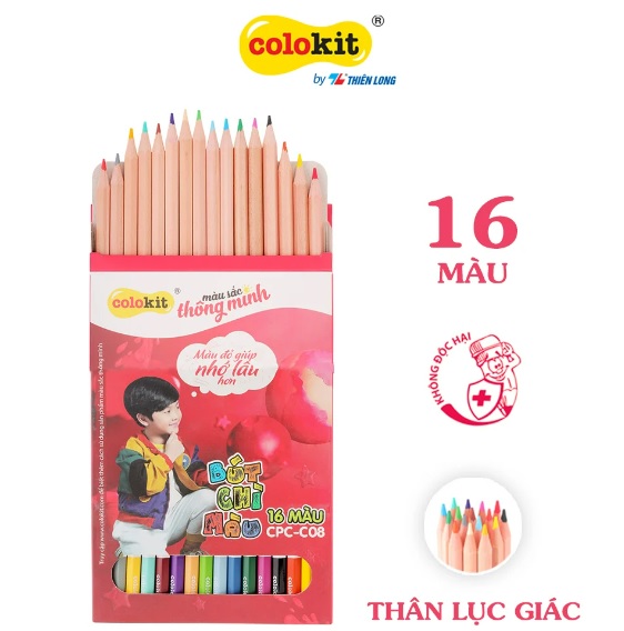 Bút chì 16 màu Colokit CPC-C08