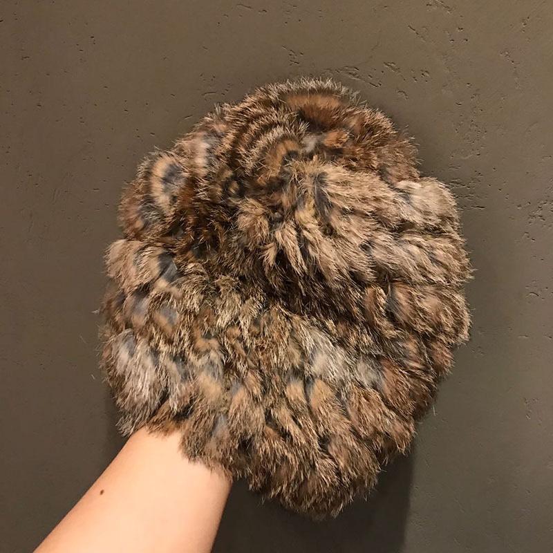 Mũ lông thỏ hàng xịn cao cấp Mùa đông xuân dành cho nữ