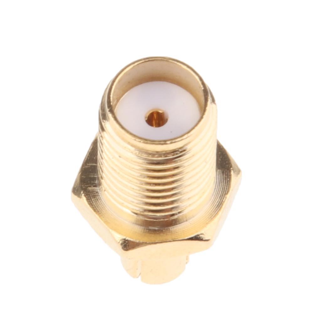 RF SMA Female to TS9 Male Converter Coax Connector for Wifi Antennas