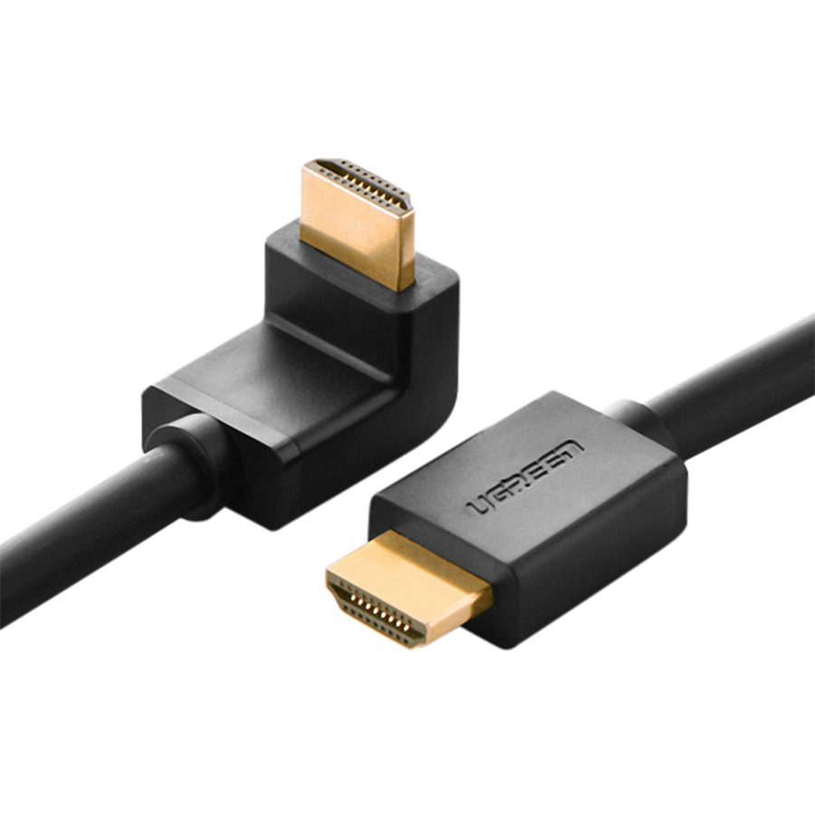 Cáp HDMI Bẻ góc 90 Độ (Lên) Ugreen 10168 8m - Hàng Chính Hãng