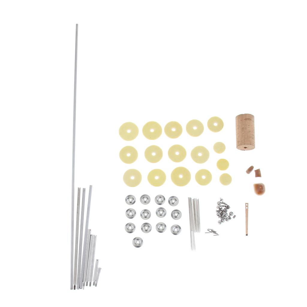 Sunnimix Sáo Bộ Công Cụ Sửa Chữa Sáo Trục Thanh Con Lăn Ốc Vít Keo Nút Chai Miếng Lót